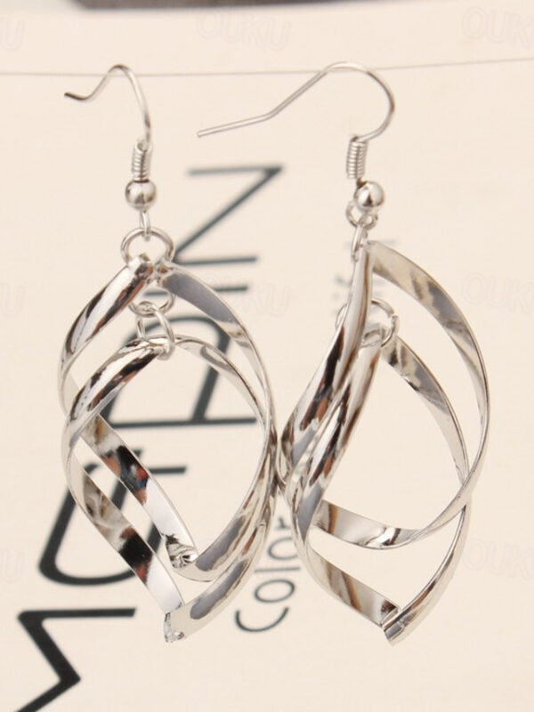 1 Pair Drop Earrings For Women's Party Evening Gift Date Alloy Fancy Fashion 2025 - US $3.49