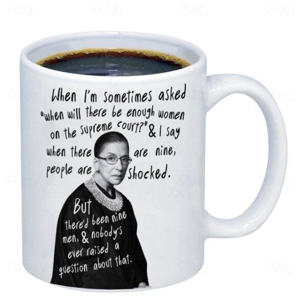 11oz RBG Dissent Mug Ruth Bader Ginsburg Coffee Mug Law Friend Birthday Gift Mug Girl Friends Gift Mug 2025 - US $10.99