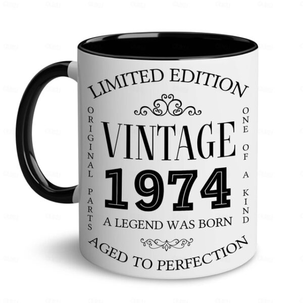 1pc Birthday Mugs Gifts For Men and Women Ceramic 1984 Coffee Mugs 40th Birthday Gift Ideas 40 Year Old Birthday Gifts for Mom Dad Family Birthday Val