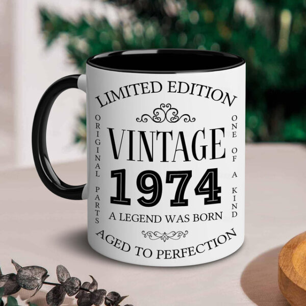 1pc Birthday Mugs Gifts For Men and Women Ceramic 1984 Coffee Mugs 40th Birthday Gift Ideas 40 Year Old Birthday Gifts for Mom Dad Family Birthday Val