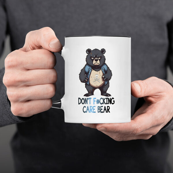 1pc Funny Black Bear Coffee Mug Novelty Coffee Mug Funny Mug Couple Style Funny Coffee Mug Funny Coffee Mug For Friends 11oz Ceramic Mug Summer Winter