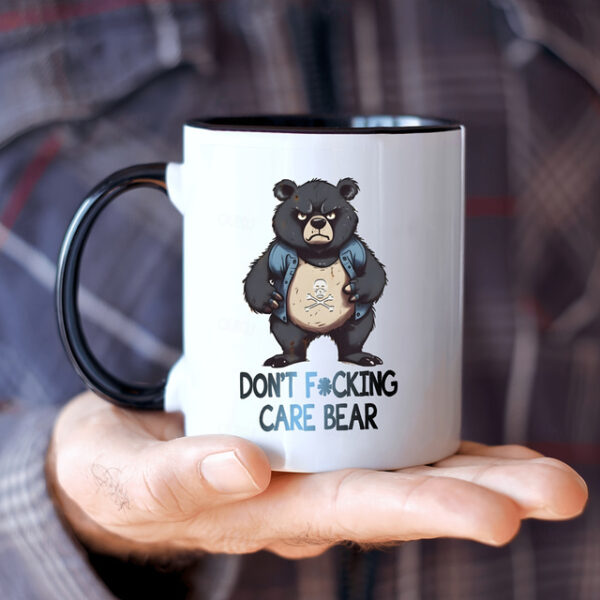 1pc Funny Black Bear Coffee Mug Novelty Coffee Mug Funny Mug Couple Style Funny Coffee Mug Funny Coffee Mug For Friends 11oz Ceramic Mug Summer Winter