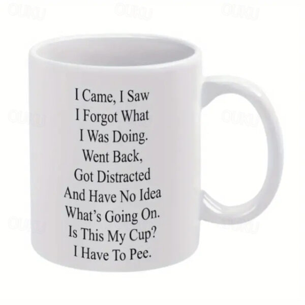 1pc Funny Mug For The Elderly 11oz Ceramic Coffee Mug Tea Cup Senior Citizens Mug For Senior Women And Men Birthday Mothers Day Fathers Day Christmas