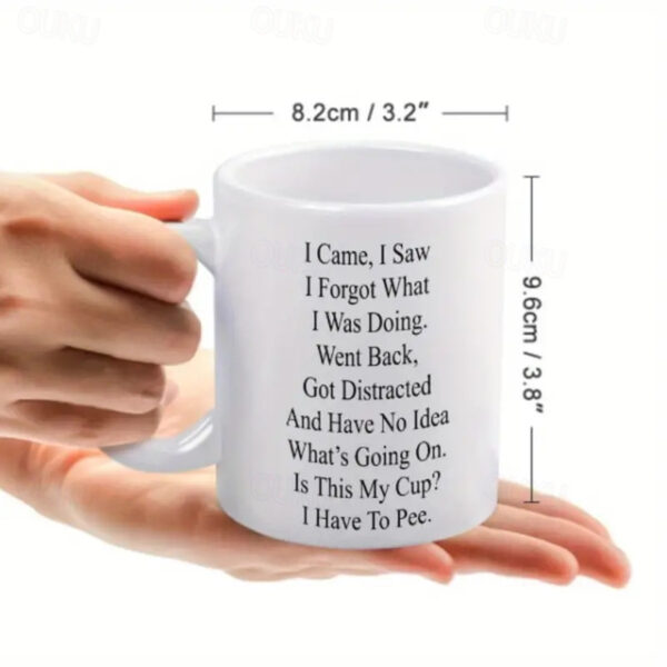 1pc Funny Mug For The Elderly 11oz Ceramic Coffee Mug Tea Cup Senior Citizens Mug For Senior Women And Men Birthday Mothers Day Fathers Day Christmas