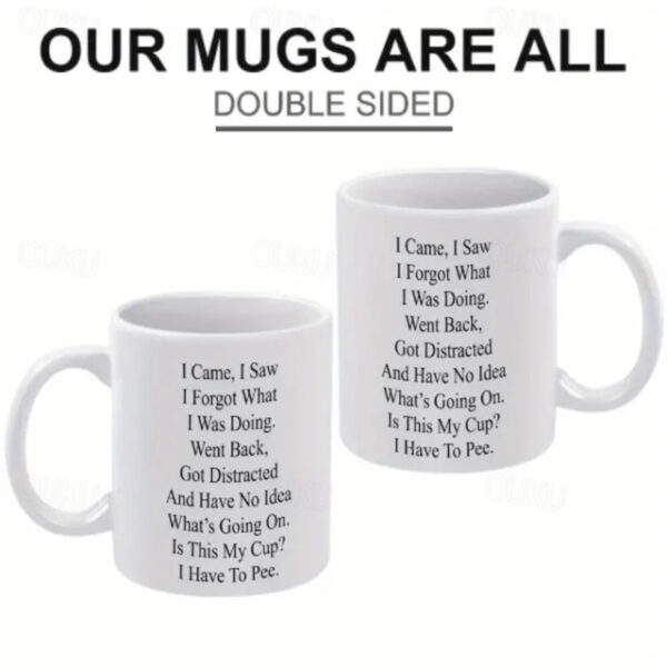 1pc Funny Mug For The Elderly 11oz Ceramic Coffee Mug Tea Cup Senior Citizens Mug For Senior Women And Men Birthday Mothers Day Fathers Day Christmas