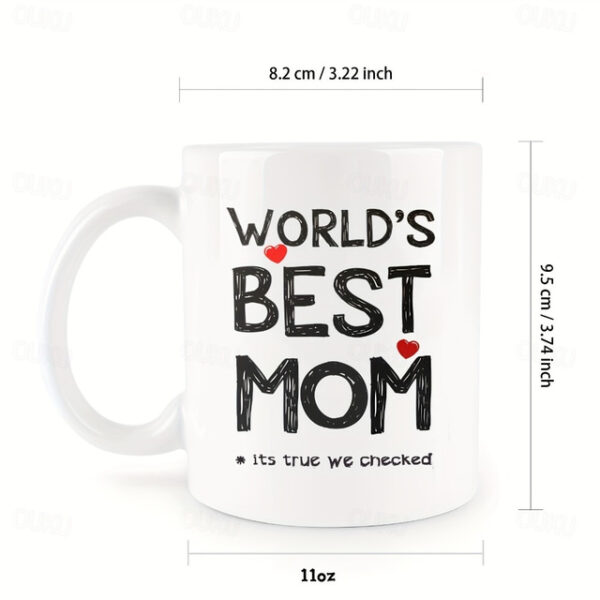 1pc Mother's Day Mugs Celebrate Mom With This Special 11oz Ceramic Coffee Mug - Perfect For Birthdays Mother's Day ! 2025 - US $9.49