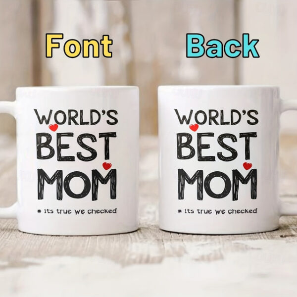 1pc Mother's Day Mugs Celebrate Mom With This Special 11oz Ceramic Coffee Mug - Perfect For Birthdays Mother's Day ! 2025 - US $9.49