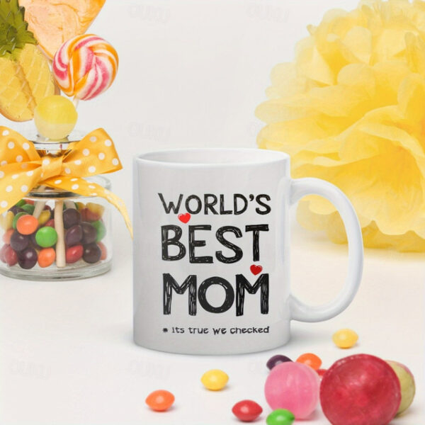 1pc Mother's Day Mugs Celebrate Mom With This Special 11oz Ceramic Coffee Mug - Perfect For Birthdays Mother's Day ! 2025 - US $9.49