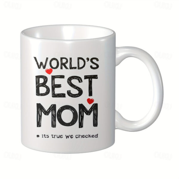 1pc Mother's Day Mugs Celebrate Mom With This Special 11oz Ceramic Coffee Mug - Perfect For Birthdays Mother's Day ! 2025 - US $9.49