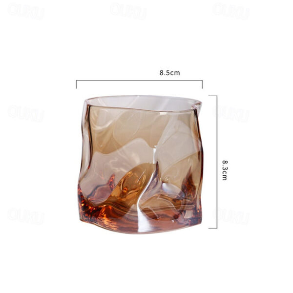 1pcs Glass Bar Transparent Whiskey Glass Creative Bar Japanese Glass Beer Glass Influencer Cup. 2025 - US $5.49