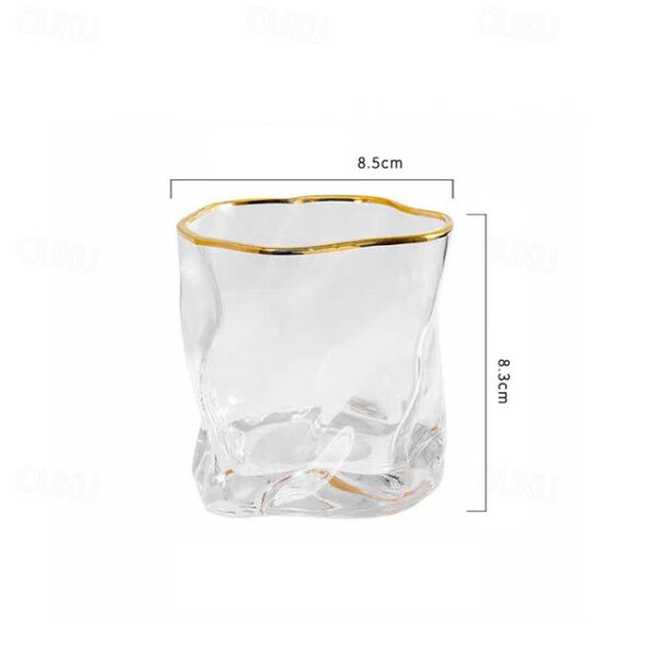 1pcs Glass Bar Transparent Whiskey Glass Creative Bar Japanese Glass Beer Glass Influencer Cup. 2025 - US $5.49