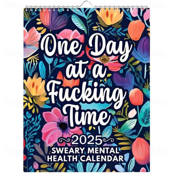 2025 Fuck It Calendar for Tired-Ass Women, 2025 Tired Women Calendar, Fu-ck It Wall Calendar for Tired, Handmade Home Office Hanging Calendar 2025 - U