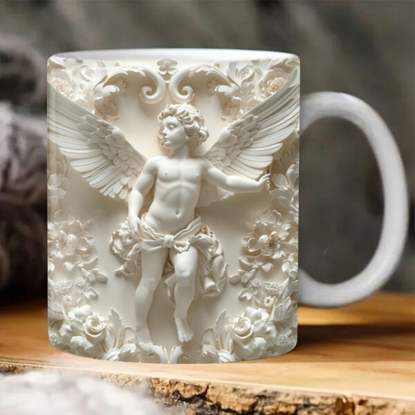 3D Jesus Mug 3D Print Coffee Cup Mug Gift for Christians White Ceramics 330ml 12oz Birthdays Anniversaries Christmas Weddings Best Gifting Ideas for C