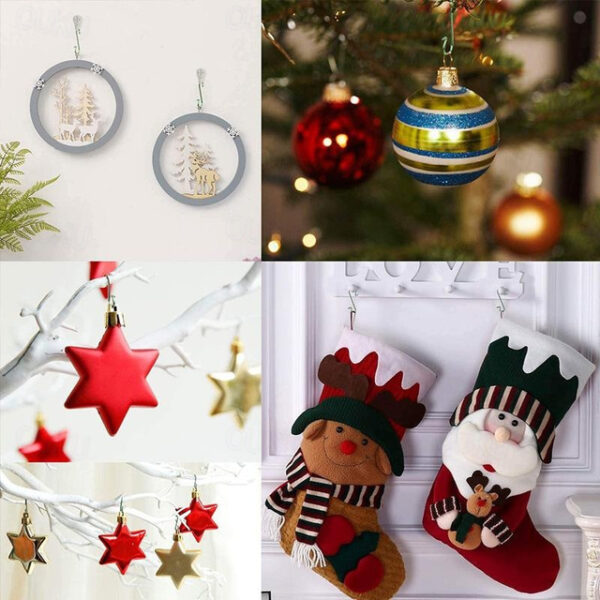 Christmas Decorations Christmas Ball S-Shaped Small Hooks Christmas Tree Decoration Accessories Christmas Hooks 2025 - US $5.99
