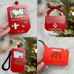 Christmas Gas Money Ornament, Christmas Wallet Pendant Home Decoration, Christmas Tree Decoration, Xmas Gift 2025 - US $6.99