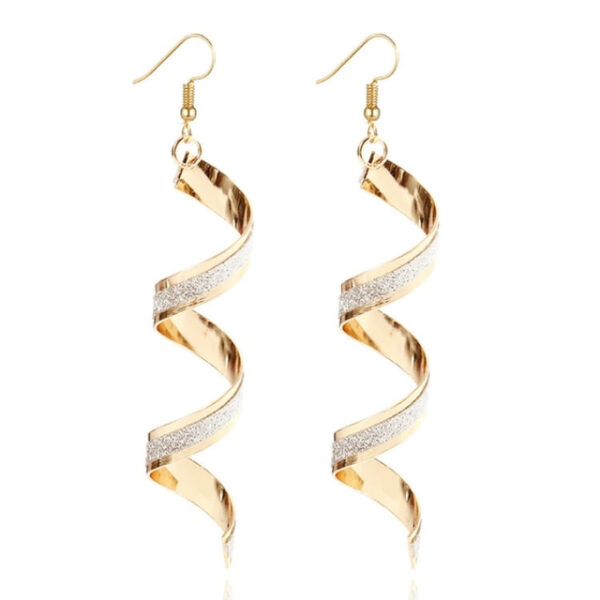 Drop Earrings Dangle Earrings For Women's Party Wedding Casual Alloy Wave Gold Silver 2025 - US $3.49