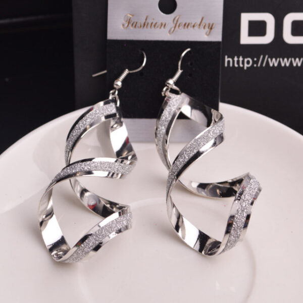 Drop Earrings Dangle Earrings For Women's Party Wedding Casual Alloy Wave Gold Silver 2025 - US $3.49