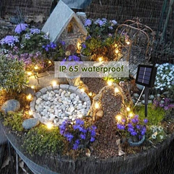 Elegant Wedding Reception Party Outdoor Solar LED String Lights Wedding Decoration 10M 33ft 100 LED 8 Lighting Modes Waterproof Fairy Lights Garden Ch