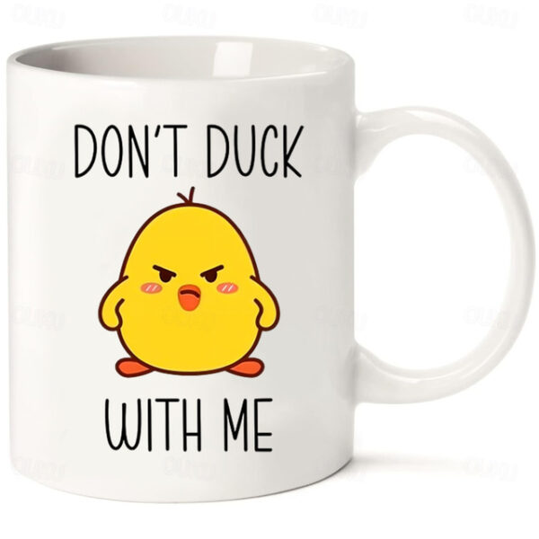 Funny Sarcastic Quote Duck Coffee Mug DUCK 11oz Ceramic Mug Funny Mug Funny Coffee Mug For Family/Friends/Sister/Colleague Novelty Coffee Mug Summer