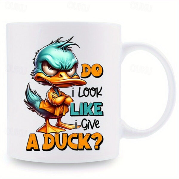 Funny Sarcastic Quote Duck Coffee Mug DUCK 11oz Ceramic Mug Funny Mug Funny Coffee Mug For Family/Friends/Sister/Colleague Novelty Coffee Mug Summer