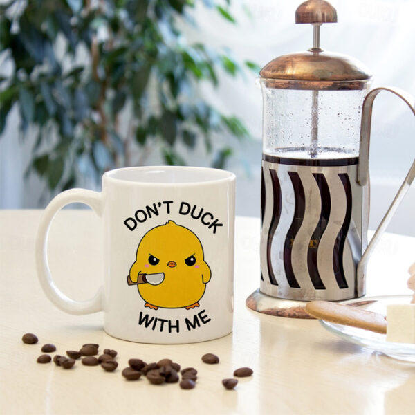 Funny Sarcastic Quote Duck Coffee Mug DUCK 11oz Ceramic Mug Funny Mug Funny Coffee Mug For Family/Friends/Sister/Colleague Novelty Coffee Mug Summer