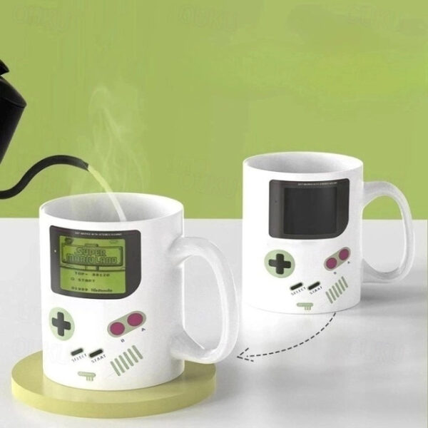 Heat Changing Coffee Mug - Gift for Gamers, Nerds, Men, and Retro 90s Game Enthusiasts -401-500ml 2025 - US $10.49