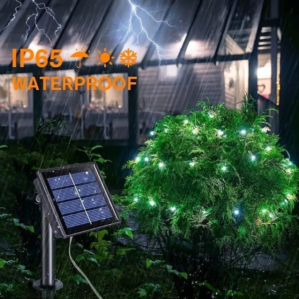 LED Solar Light 7M Outdoor Waterproof Fairy Garland String Lights Solar Lamp Decoration for Christmas Party Garden Patio 7M-50LEDs 12M-100LEDs 22M-200