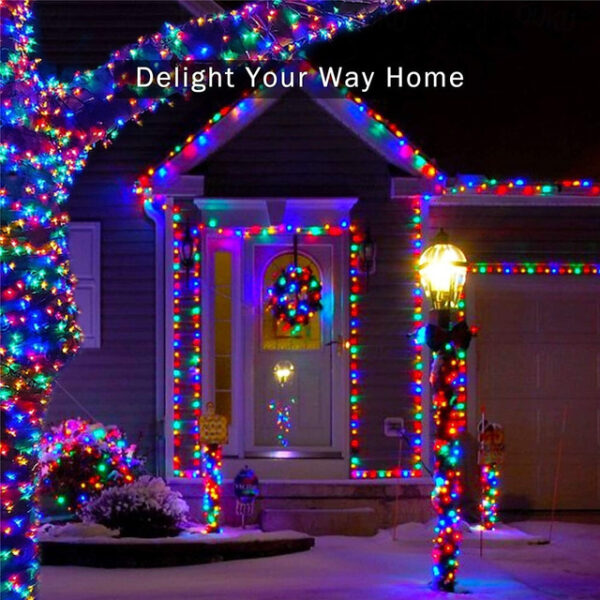 LED Solar Outdoor String Lights, Waterproof 12m 100LEDs & 7m 50LED String Lights for Christmas Garden & Party 2025 - US $15.99