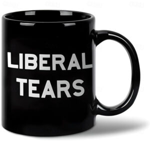 Liberal Tears Mug Black Graphic Coffee Mug Gift For Conservative Supporters 330ml/12oz Ceramics Cup Retro Vintage Design 2025 - US $13.49