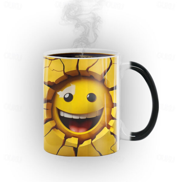 Magic Mug, Jelly Bean Magic Mug Magic 3D Illusion Ceramic Gift Coffee Mug, 11 oz Magic Color Changing Coffee Mug Cup, Cute Xmas Gift Mug 2025 - US $12