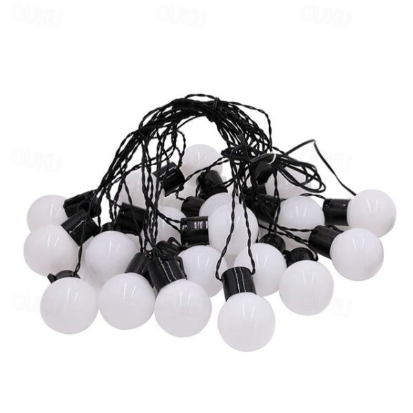 Outdoor Camping Lamp String Big Bulbs 5M-20LEDs 6.5M-30LEDs Waterproof Anti-crushed LED Light Bulbs Outdoor Backyard Garden Porch Decorative Tent Lig