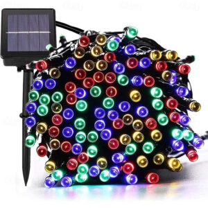 Outdoor Solar String Light 22M 200LED Solar LED String Light Outdoor String Lights 8 Function Fairy Lights Outdoor Waterproof Garden Lawn Courtyard Ch