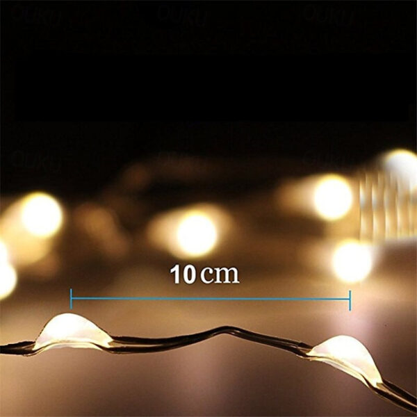 Outdoor Solar String Light Solar Power LED Fairy String Lights 10M 20M IP65 Holiday Lights 100Leds 200Leds For Christmas New Year Garland Decor Warm W