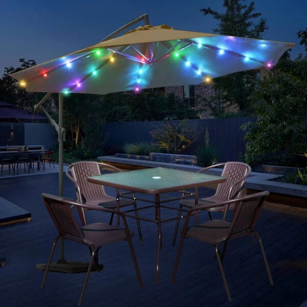 Patio Umbrella Lights Solar Powered 104 LEDs Cordless Outdoor Lighting for Patio Backyard Umbrella Outdoor Garden Decor 2025 - US $15.49