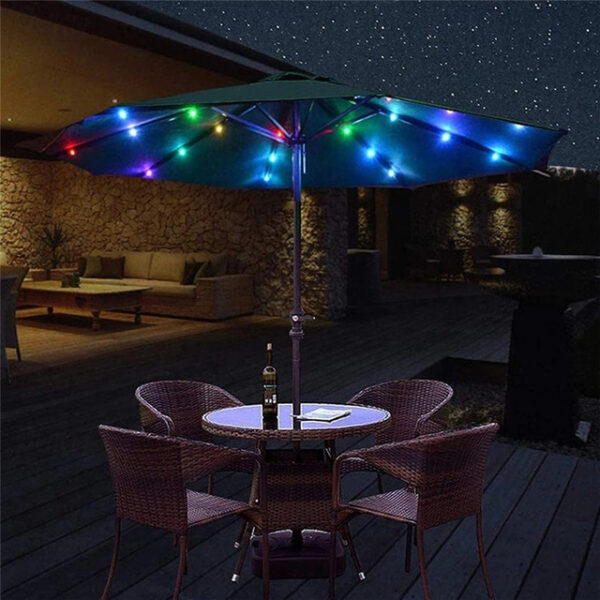 Patio Umbrella Lights Solar Powered 104 LEDs Cordless Outdoor Lighting for Patio Backyard Umbrella Outdoor Garden Decor 2025 - US $15.49