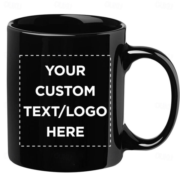 Personalized Photo Coffee Mug -Custom Gift Travel Mug with Pictures LOGO Text Christmas Gift Mug 330ml 11oz Ceramic Mug for Family Friends Couple Dad