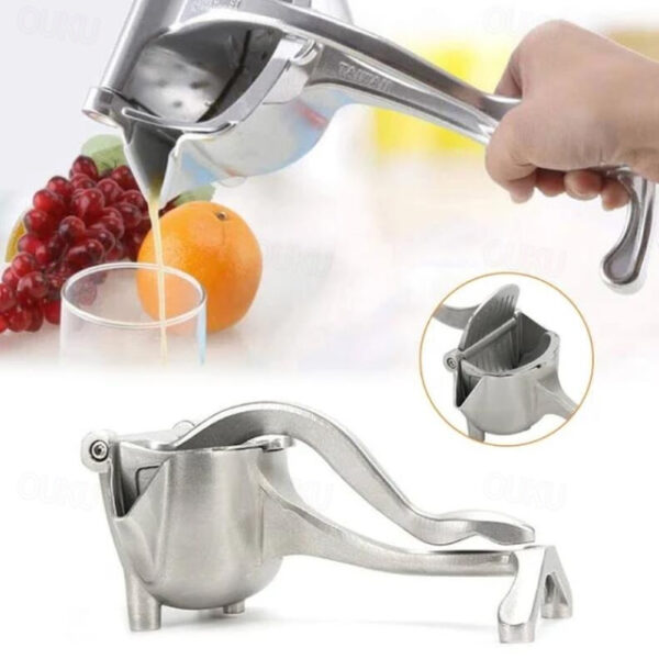 Silver Metal Manual Juicer Fruit Squeezer Juice Lemon Orange Press Household Multifunctional Kitchen Drinkware Supplies 2025 - US $25.99