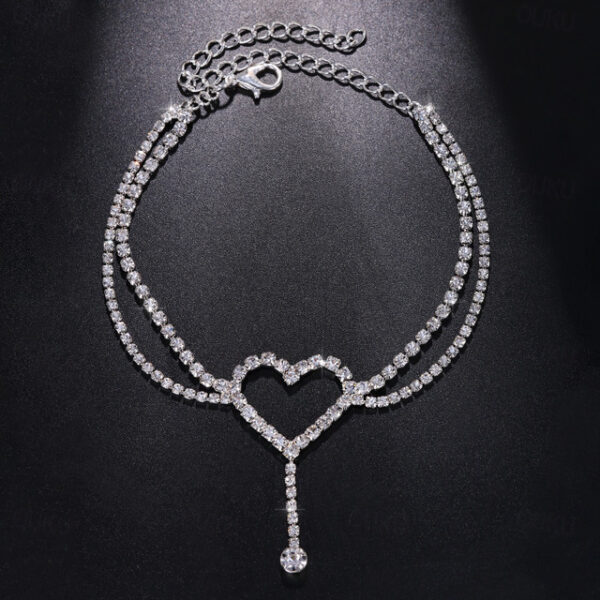 Women's Fashion Outdoor Heart Anklet 2025 - US $6.99