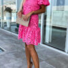 Women's White Dress Mini Dress Lace with Sleeve Vacation Elegant Stand Collar Short Sleeve White Purple Fuchsia Color 2025 - US $39.99